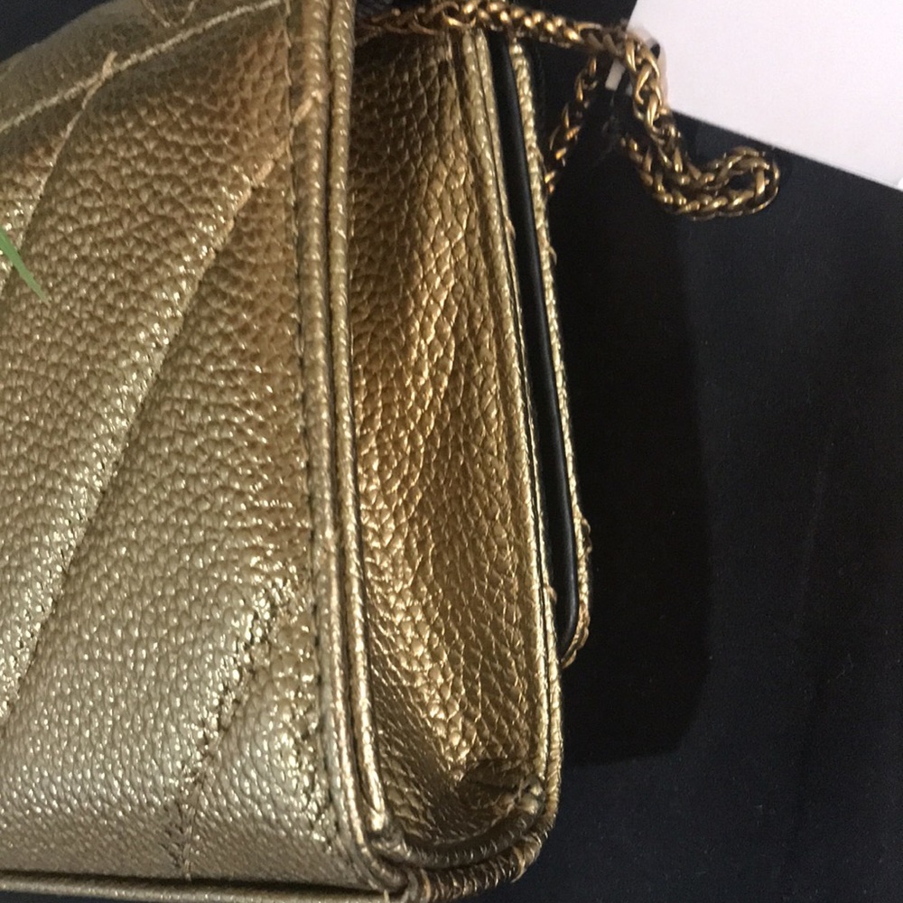 Kurt Geiger London Extra Mini Kensington Metallic Bronze Hardware Crossb… - Picture 14 of 16